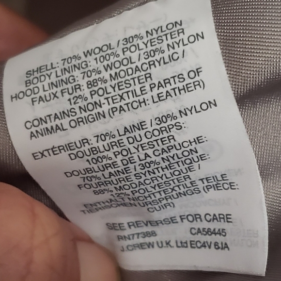 J. Crew Gray Italian Wool Jacket - Picture 7 of 7